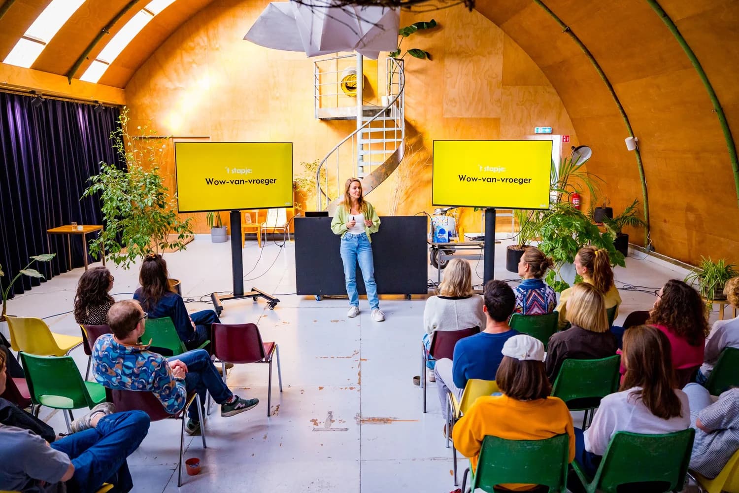 Anke van den Bos als spreker voor grote groepen